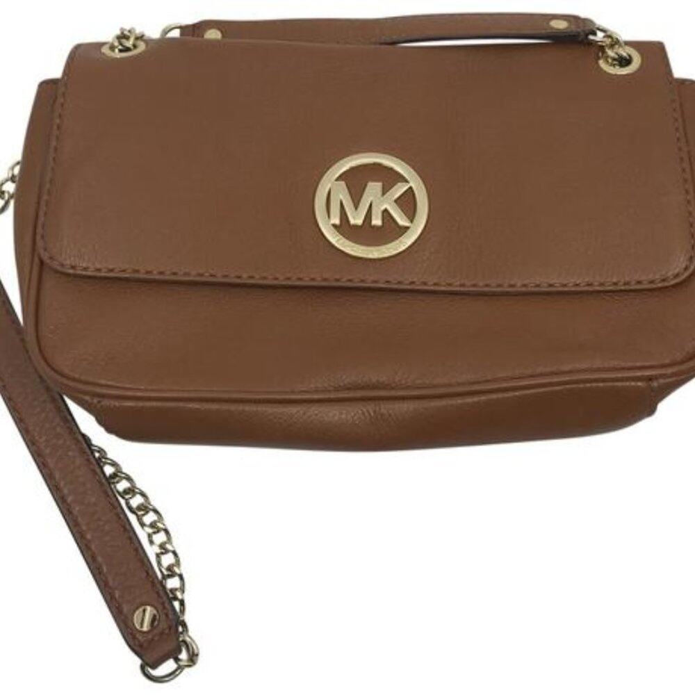Michael Kors Brown Small Leather CrossBody Bag